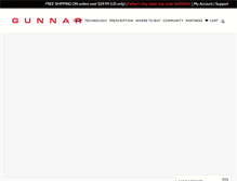 Tablet Screenshot of gunnar.com
